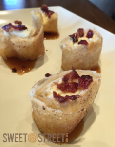 Maple Bacon Fried Cheesecake