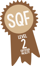 SQF, SQF Level 2 Certified Bakery, Clean Ingredients