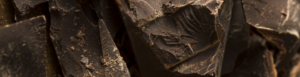 Close up image of chocolate chunks