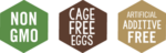 Non GMO Cage Free Eggs Artificial Additive Free