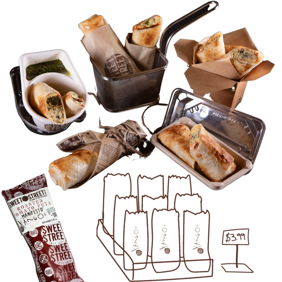 Savory XANGOS Sweet Street Desserts