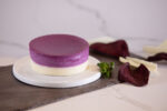 View Individual Ube Manifesto Cheesecake White Background