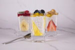 View 3668 Scoopables Chia Pudding 3 Shot Glass Group White