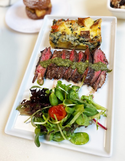 steak and eggs