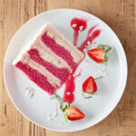 View Strawberry Float Cake