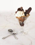 View Chocolate Tort & Salted Malt Caramel Sundae