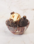 View Peanut Butter Molten Chocolate Cake Sundae