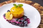 View Olive Oil Citrus Cake w/ Blueberries