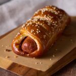 View All-Beef Hot Dog Pretzel