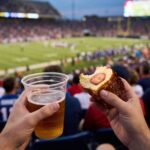 View Sausage Cheddar Handcrafted Pretzel, Football